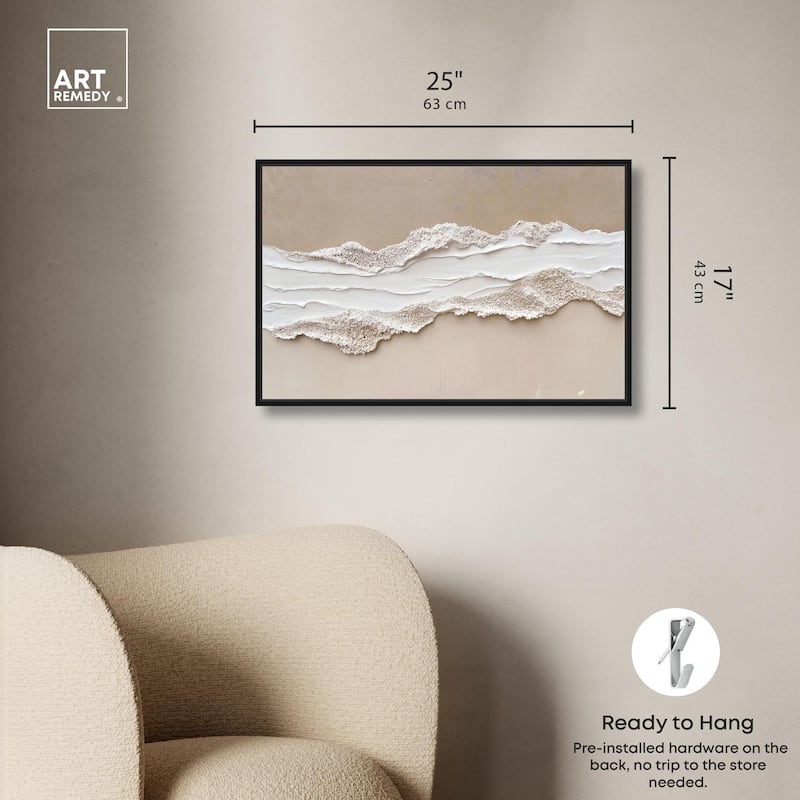 Textured Sea I Canvas by Art Remedy