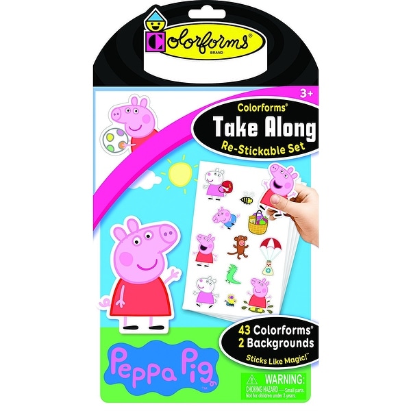 Colorforms Take Along Re Stickable Set Peppa Pig multi Bed Bath Beyond 19216666