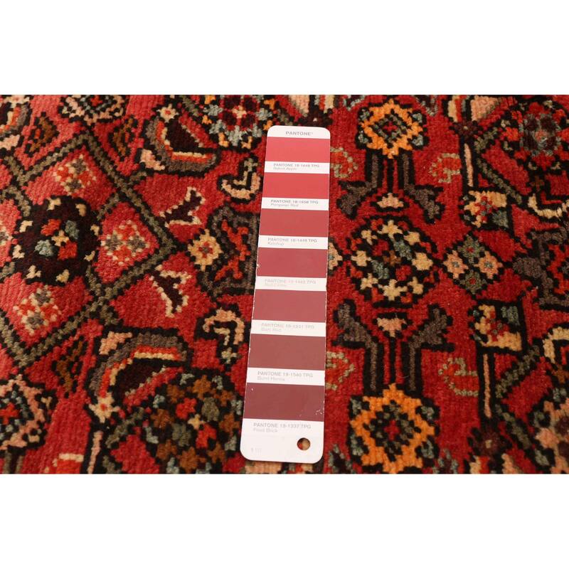 ECARPETGALLERY Hand-knotted Andelz Red Wool Rug - 4'7 x 8'2