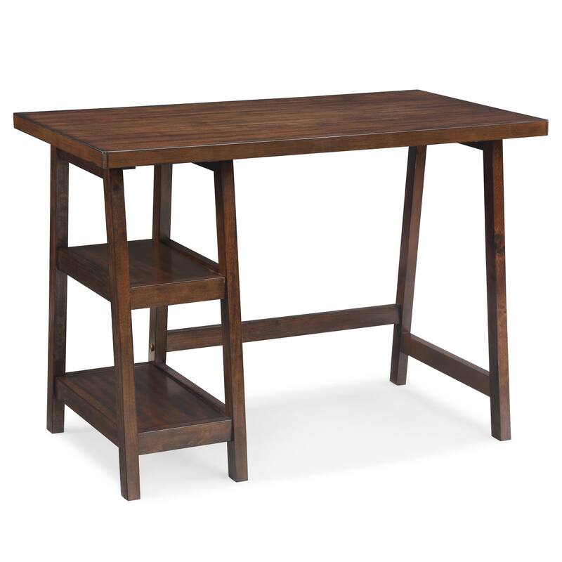 Redina Contemporary Wood Writing Desk with Storage
