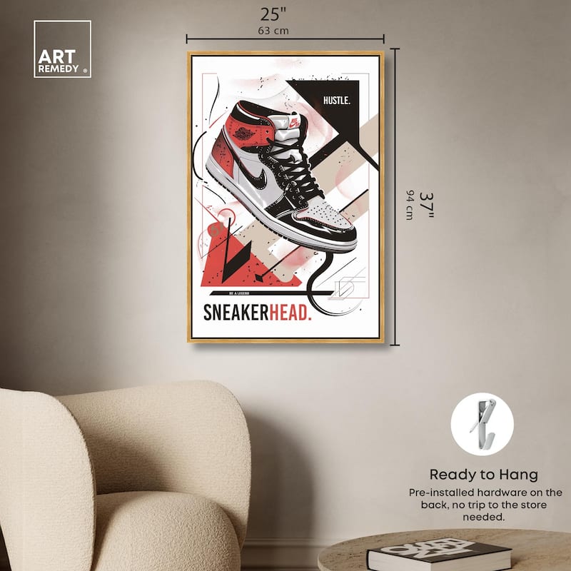 Stylish Sneakerhead Canvas by Art Remedy