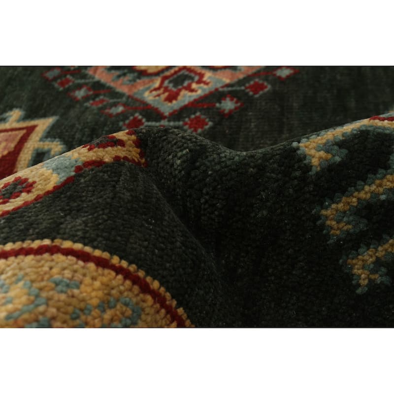 ECARPETGALLERY Hand-knotted Jules Serapi Dark Green Wool Rug - 8'10 x 11'9