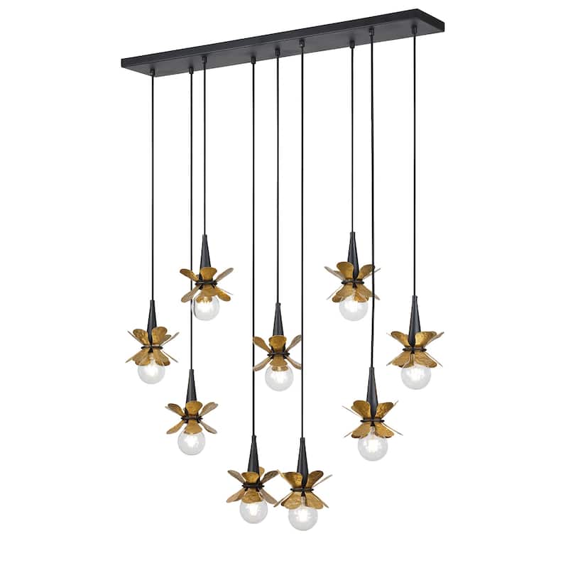 Savoy House 1-2185-9 Portinatx 9 Light 40" Wide Linear Chandelier