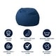 preview thumbnail 33 of 191, Small Refillable Bean Bag Chair for Kids and Teens