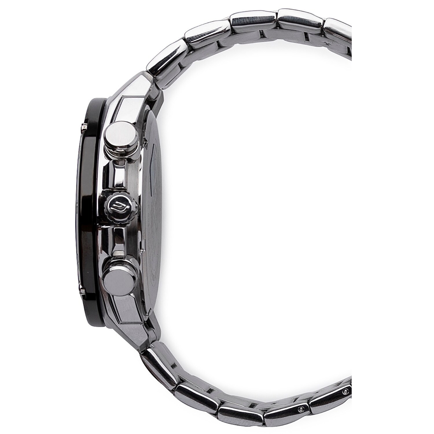 casio edifice men's solar powered steel bracelet watch