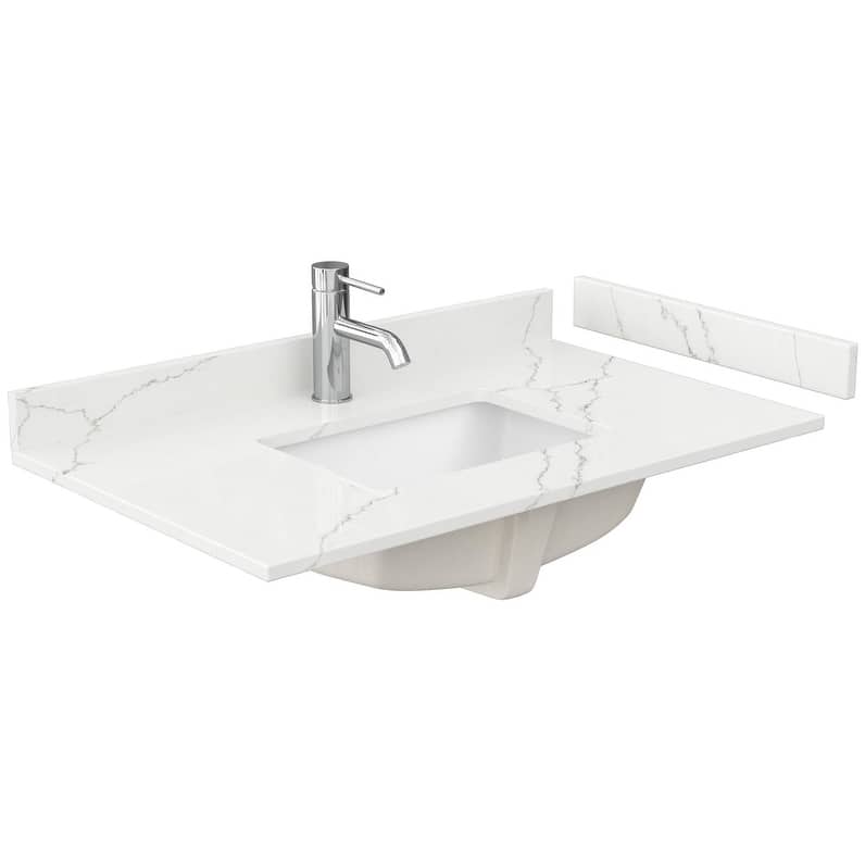 Wyndham Collection WCF292936S-QTZ-UNSMXX Miranda 36" Free Standing