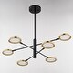 preview thumbnail 4 of 9, Vaxcel Lighting P0424 6 Light 35" Wide LED Suspension Pendant