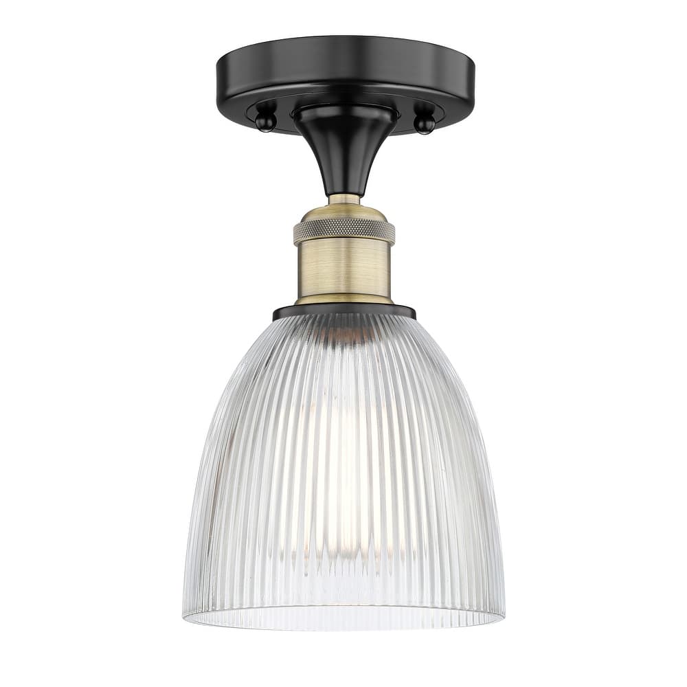 Innovations Lighting Edison Castile - 1 Light 6" Semi-Flush Mount