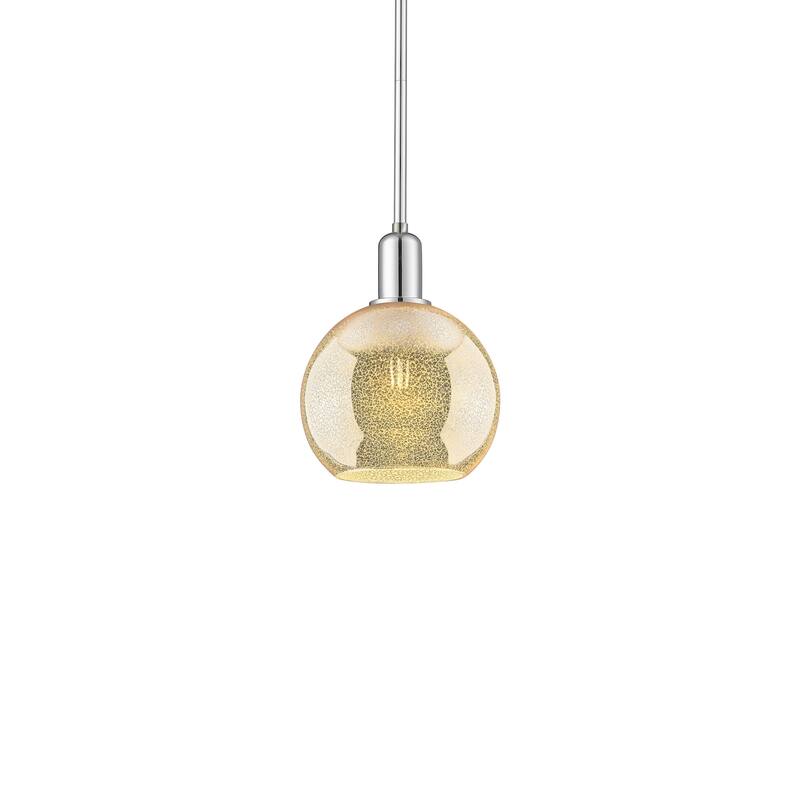 Innovations Lighting 716-1S-11-8 Athens Pendant Athens 8" Wide Mini - Polished Chrome / Mercury