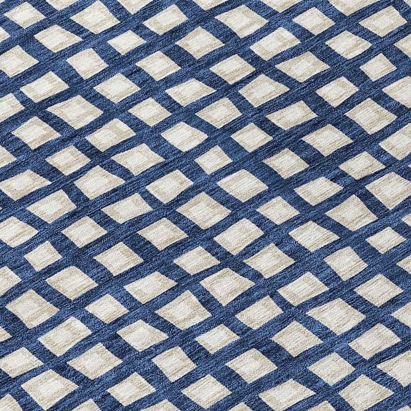 HomeRoots Geometric Transitional Rectangle Outdoor Rug