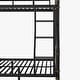 preview thumbnail 12 of 12, Full XL Over Queen Bunk Bed with Convertible Design 15.9" Safety Rails & 600lb Capacity