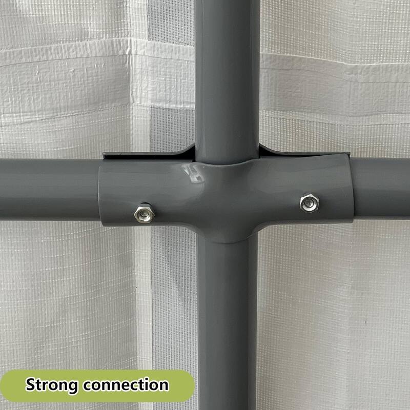 Portable Shed, Outdoor Storage Shelter, Heavy Duty Waterproof Storage Tent Sheds with Roll-up Zipper Door