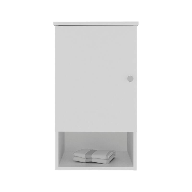 Medicine Cabinet with Single Door, Soft Close System and 3 Storage Shelves, Easy Assembly, Bathroom