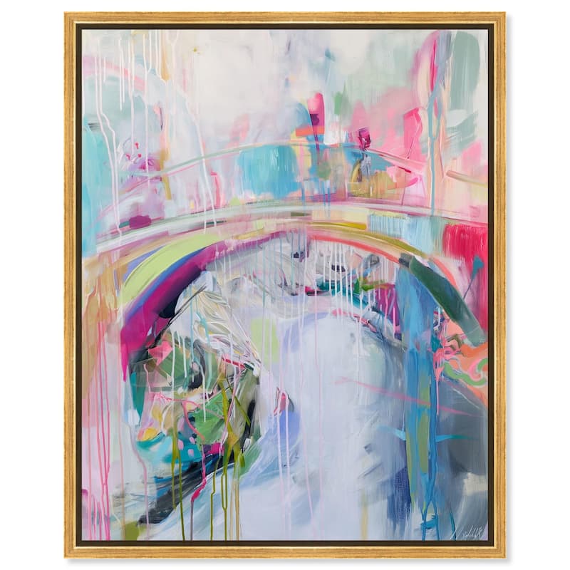 Dusk Illusions Canvas by Art Remedy - 24" x 30" - Gold