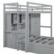 preview thumbnail 19 of 23, Twin Bunk Bed with Lift & Storage - Clothing Organizer, Spacious Drawers, Shelving - Ideal for Kids & Teens