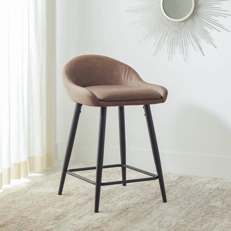 SAFAVIEH Lota 25-inch Counter Stool - 19.8" x 19.9" x 31.2" - 20Wx20Dx31H