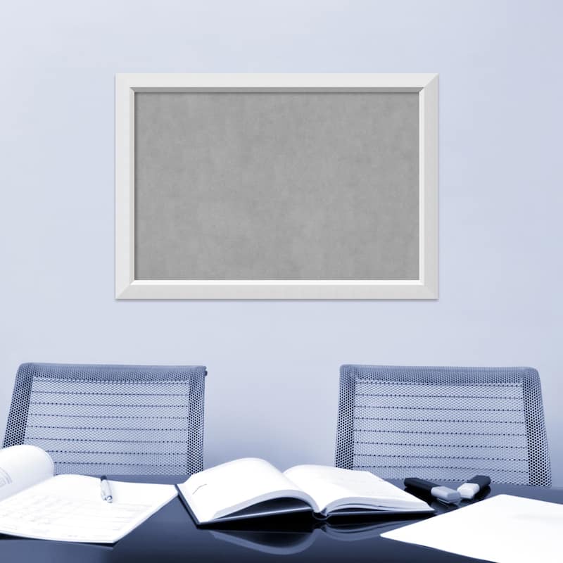 Framed Magnetic Board, Blanco White