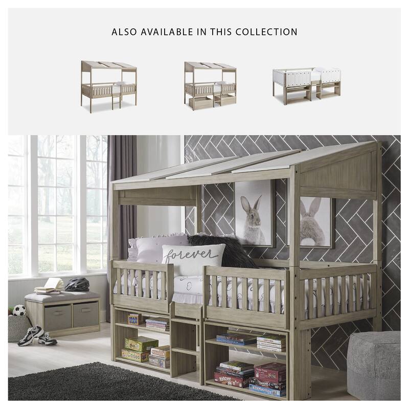 Signature Design by Ashley Wrenalyn Light Brown Twin Loft Bed