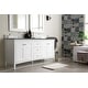 preview thumbnail 3 of 33, James Martin Vanities Palisades 72" Double Vanity, Bright White