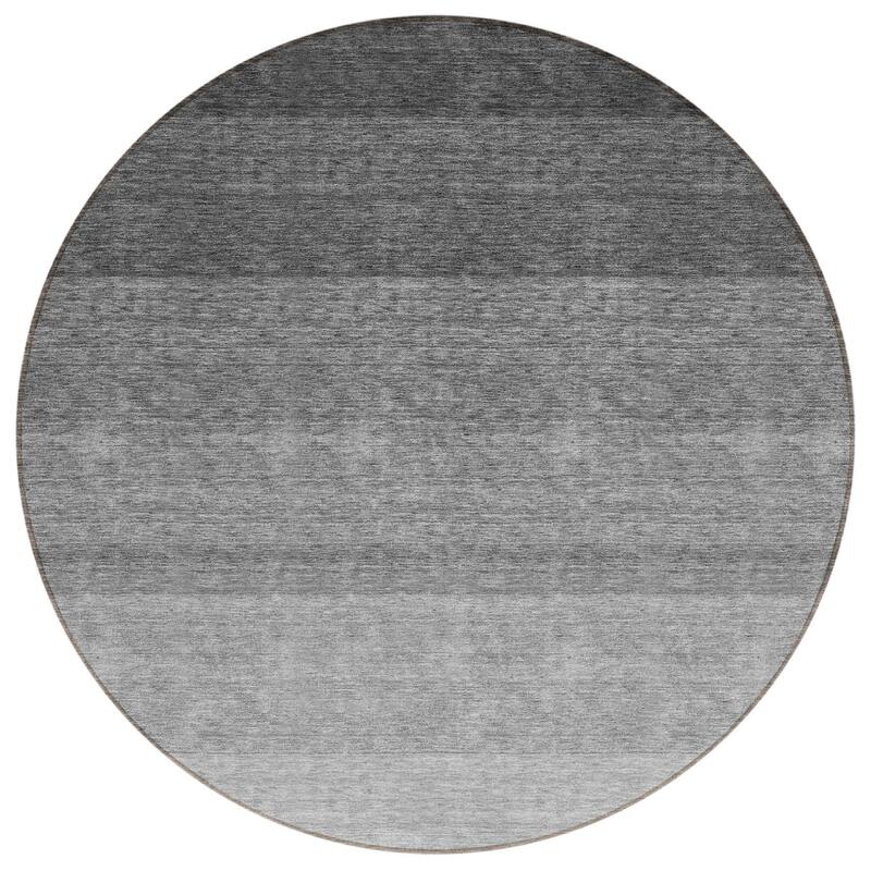 HomeRoots Ombre Transitional Rectangle Outdoor Rug