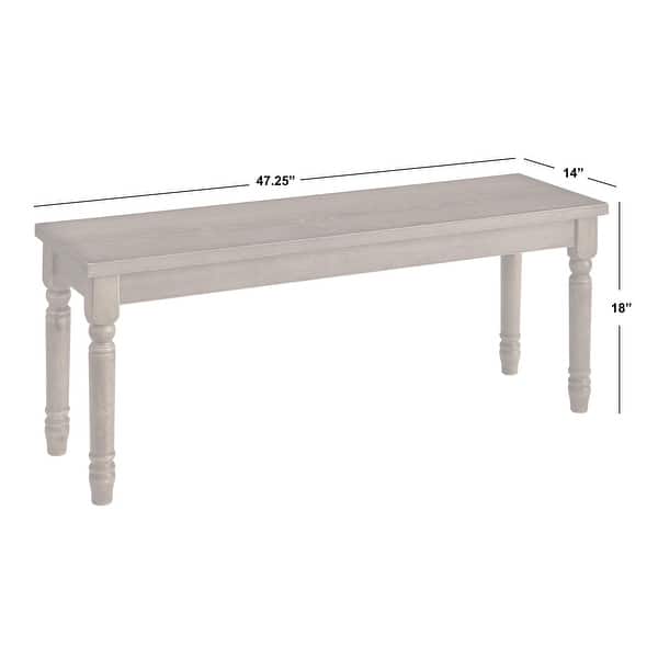 dimension image slide 0 of 3, Barish 6-piece Burntwood Dining Set with Bench