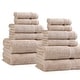 preview thumbnail 57 of 103, Superior Heritage Egyptian Cotton Absorbent 12-Piece Towel Set