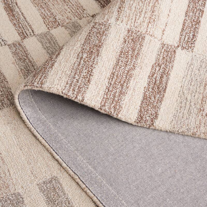 SAFAVIEH Handmade Ebony Elsie Modern Wool Rug