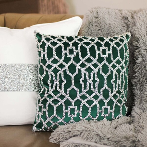 Rhinestone throw pillows 2025