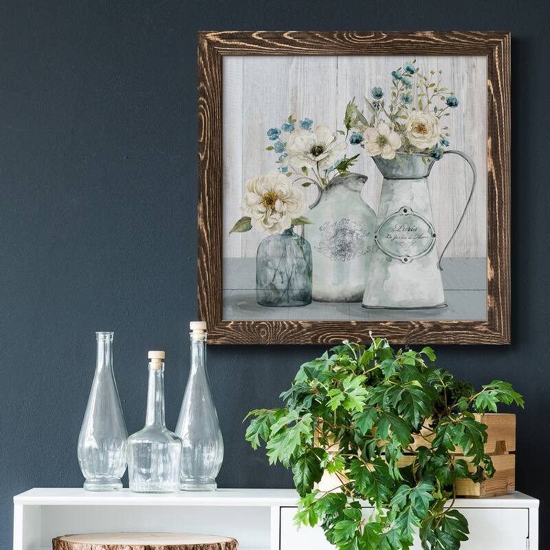 French Garden Flowers I-Premium Framed Canvas - Ready to Hang