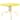 39.25-Inch Outdoor Retro Metal Tulip Dining Table, Yellow