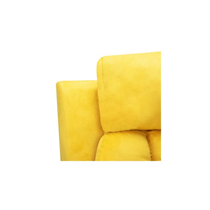 Deluxe Kids Recliner Chair with Footrest Headrest and 2 Cup Holders Microfiber Kids Recliner for Age 3+ Years