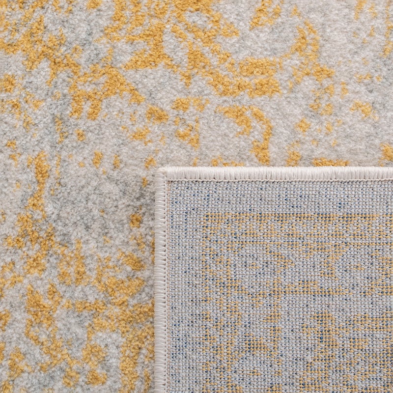 SAFAVIEH Evoke Pety Vintage Distressed Rug - 2'2" x 9' Runner - Ivory/Gold