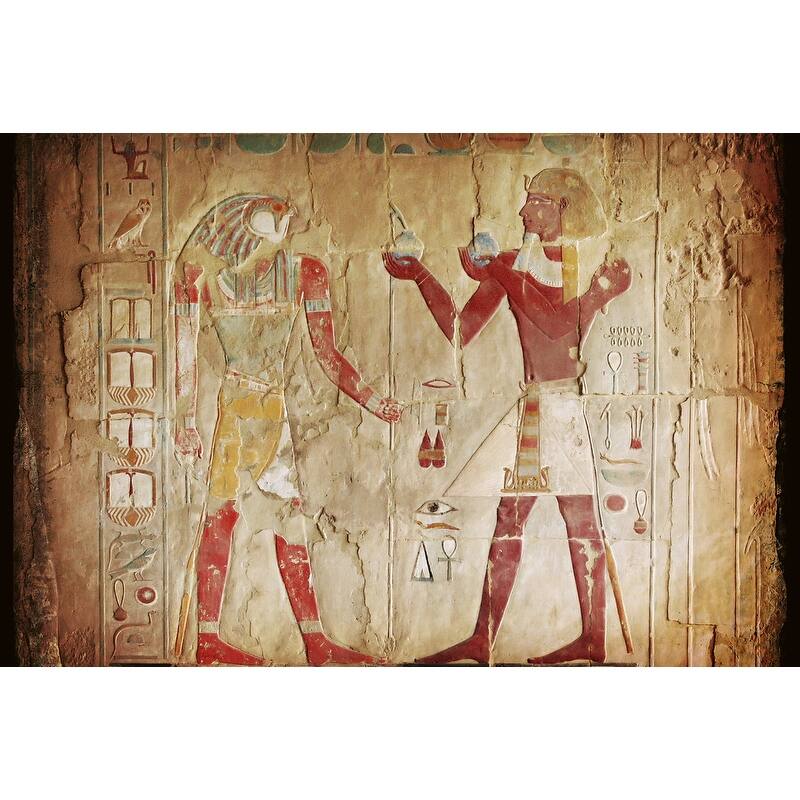 Dimex Egypt Painting Wall Mural - 98.4in x 147.6in x 0.025in