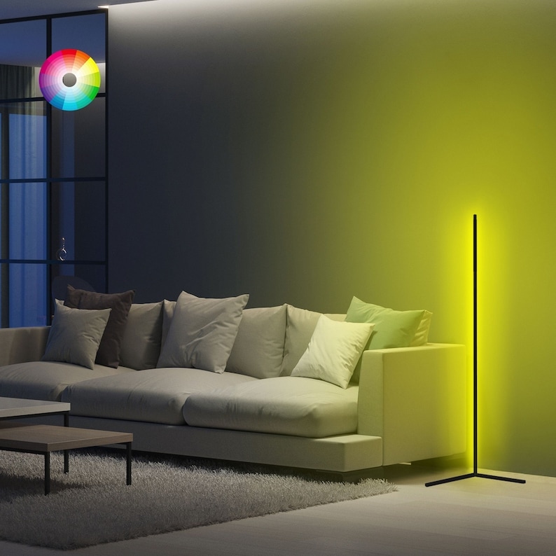 Modern led online corner floor lamp
