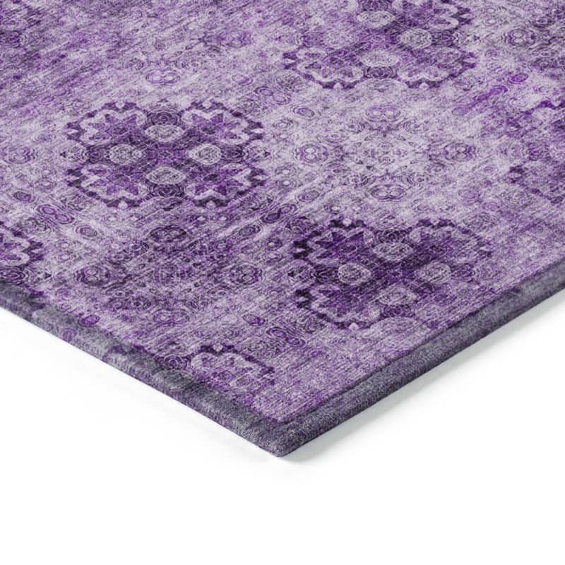 Alsi Garden-Inspired Weather Resistant Classic Meets Modern Outdoor Rug