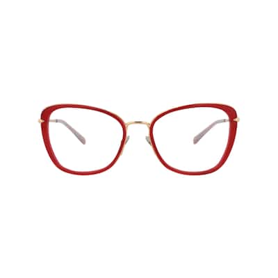Pomellato Cat Eye-Frame Acetate Optical Frames - Red Gold Transparent - N/A