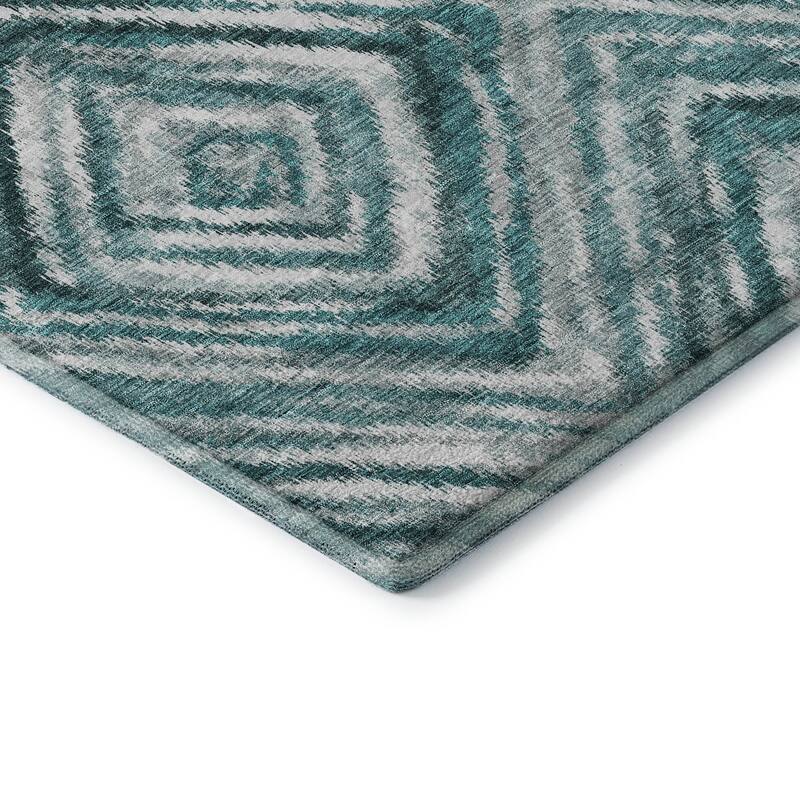 Premium Washable Super Soft Modern Diamond Mayfield Rug