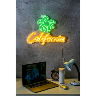 19.7" US Novelty California Led Neon Sign Wall Décor