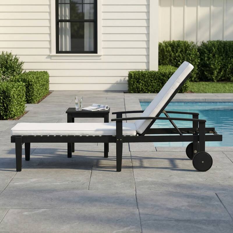 Elegant Rosewood Adjustable Recliner Chair Durable Hardwood