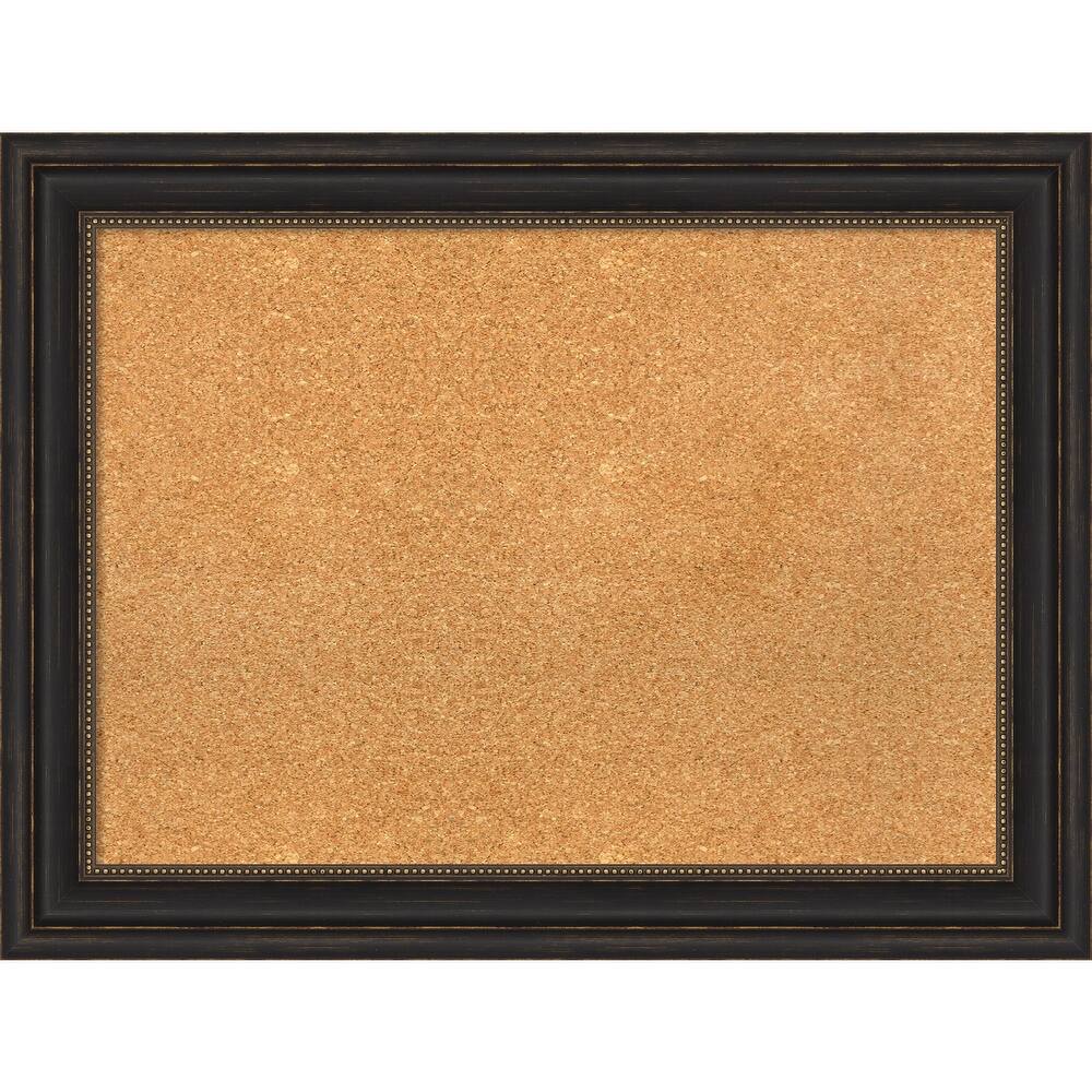 Accent Bronze Framed Cork Bulletin Memo Board