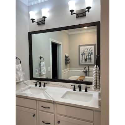 Frame My Mirror Oil Rubbed Bronze Framed Vanity Mirror, Meade Design