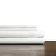 preview thumbnail 21 of 21, Pointehaven Long Staple Cotton Embroidered Percale Oversized Percale Cooling 4 pc Sheet Set Queen - White