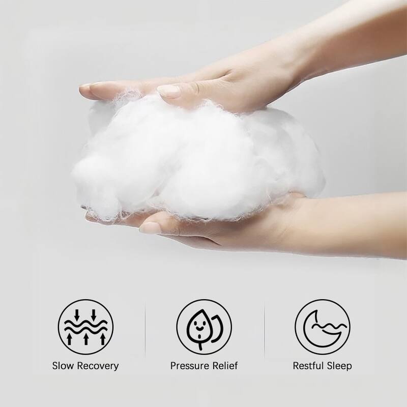 Cooling Breathable Soft Tofu Down Alternative Pillows,Sky Blue,(set of 1 or 2) - Sky Blue