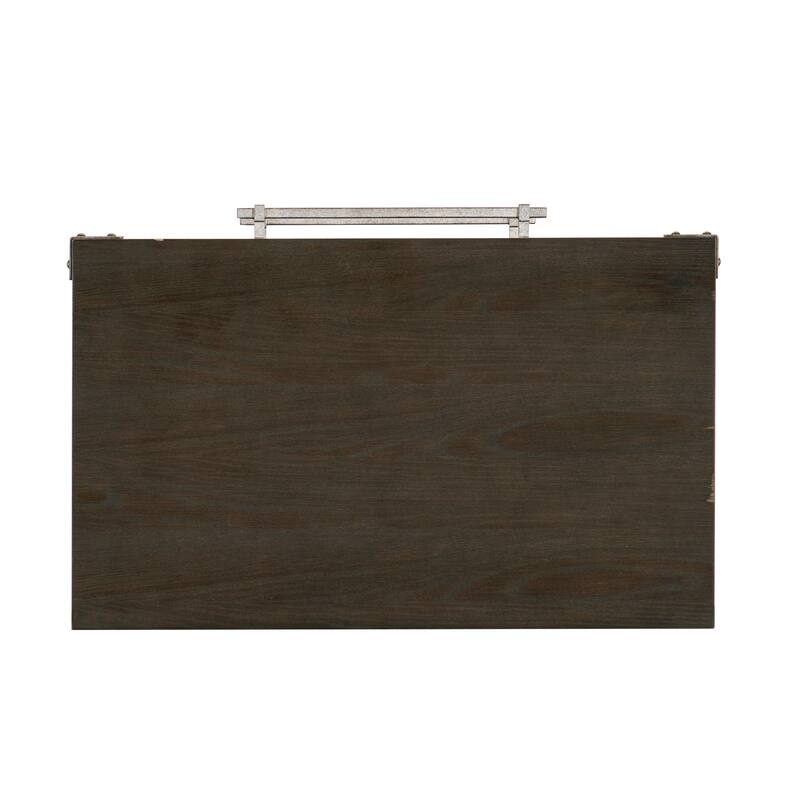 1pc 2 Drawers Nightstand Mottled Bar Pulls Modern Transitional Bedroom Furniture