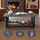 preview thumbnail 10 of 11, Pomona 2-Tier 42-Inch Rectangular Coffee Table