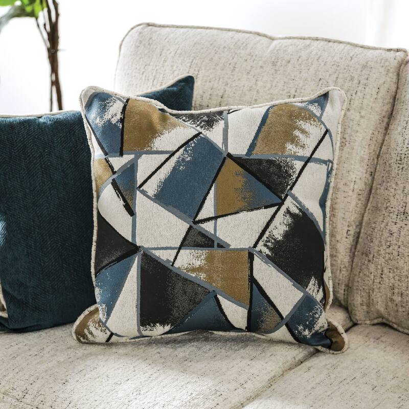 Mecia Transitional Chenille Rolled Arms 2-Piece Sofa Set by Furniture of America