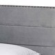 preview thumbnail 13 of 14, Glam Grey Twin Size Velvet Fabric Upholstered Panel Bed with Channel-Tufted Headboard