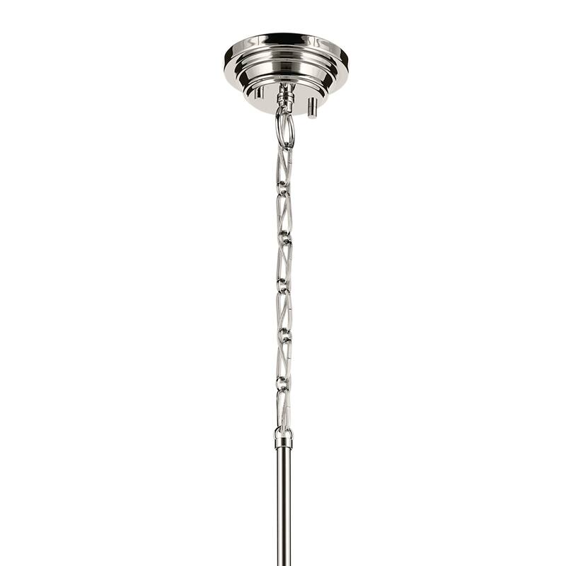 Kichler Lighting Marsailli 19" 1-Light Medium Pendant with Clear Glass in Brushed Nickel - 11.5