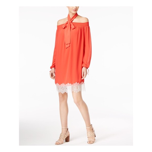 michael kors pink lace dress