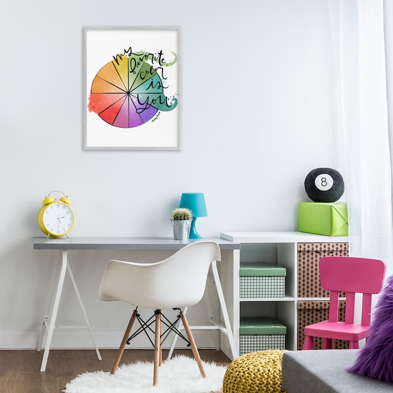 Stupell Favorite Color Is You Framed Giclee Art Design By Mandy Ford Art + Illustration